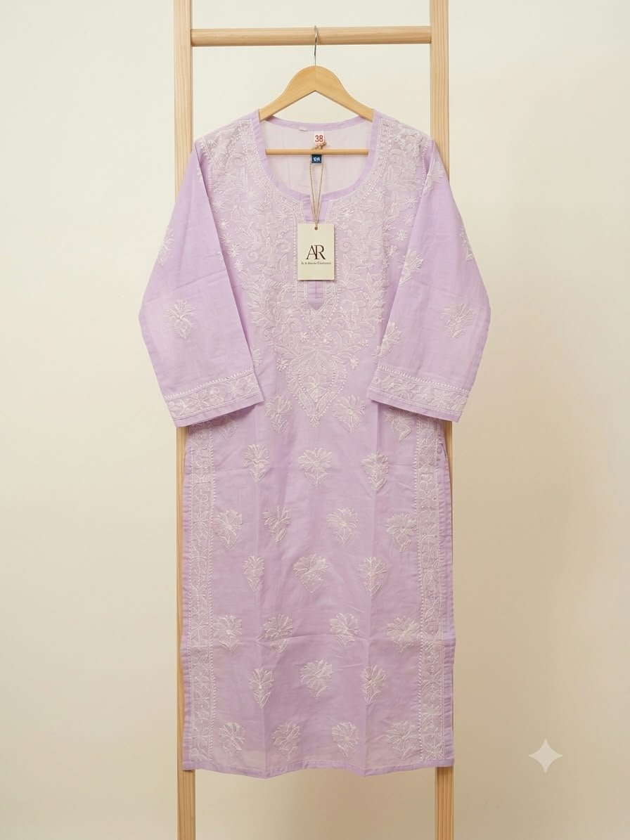 Lakhnavi cotton long kurti