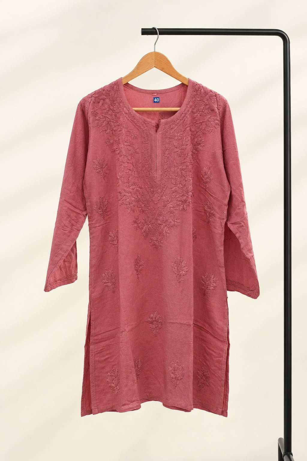 Lakhnavi rion Short kurti